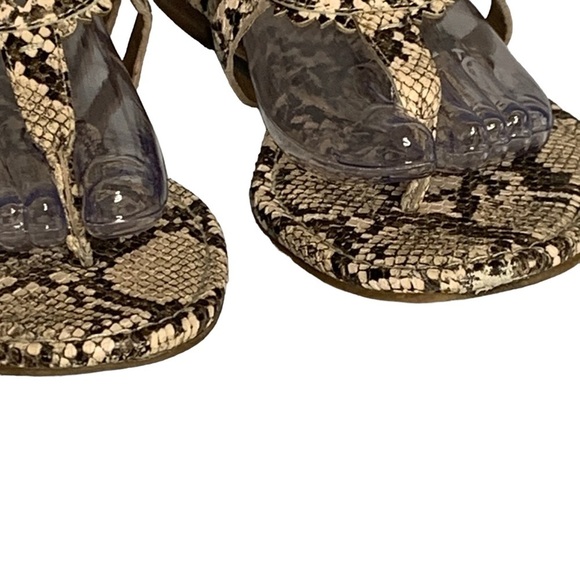 Circus by Samuel Edelman Cherri women’s snake print sandals. Size 10 - Picture 10 of 13